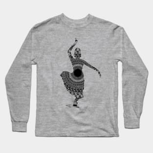 Indian Classical Dancer Long Sleeve T-Shirt